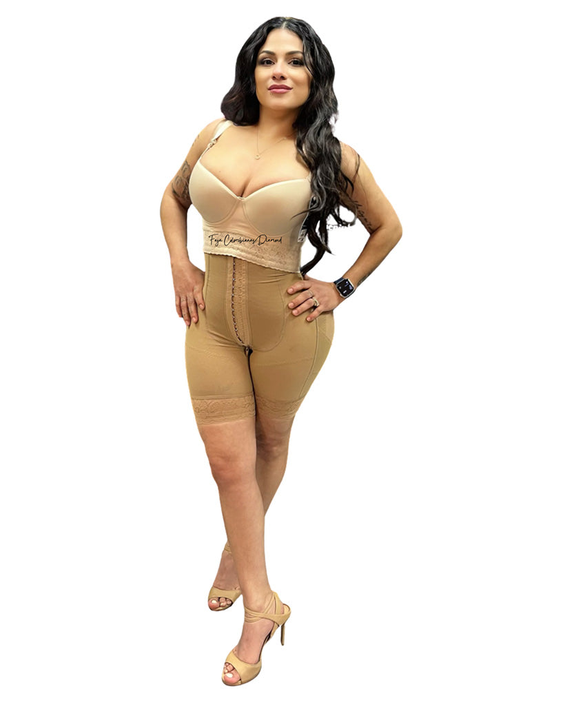 Faja Strapless Short Broches