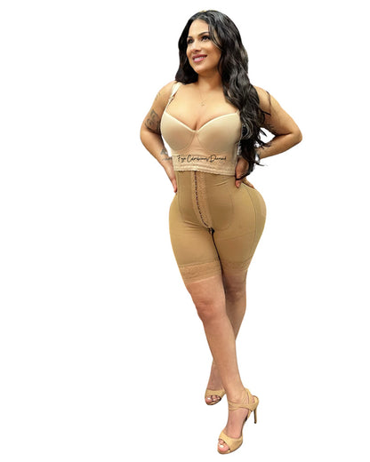 Faja Strapless Short Broches