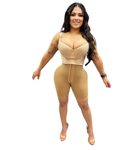 Faja Strapless Short Broches